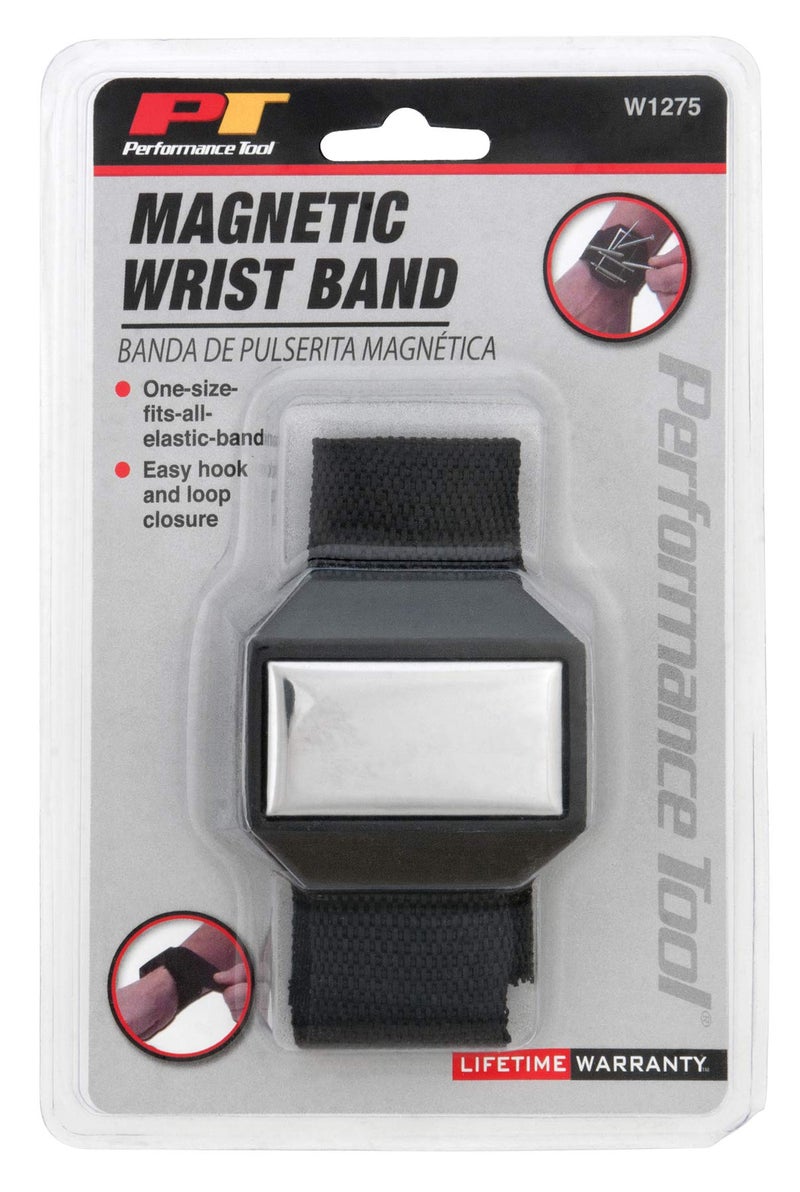 Performance Tool W1275 Magnetic Wrist Band, One Size - Keep Your Tools Secure and Within Reach with This Convenient Magnetic Wristband - Image 4